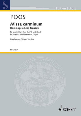 Missa Carminum - Organ Reduction