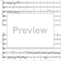 String Octet, Op. 20, Movement 4 - Score