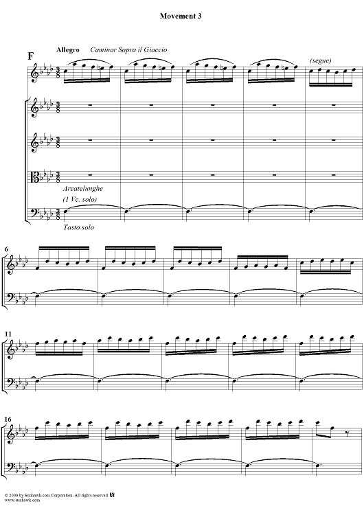 The Four Seasons, No. 4: Winter - Movement 3