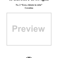 Cavatina: Ecco ridente in cielo, No. 2 from "Il Barbiere di Siviglia"