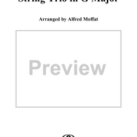 String Trio in G major op. 1, no. 6 - Full Score