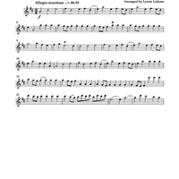 Hornpipe from Water Music - Violin 1