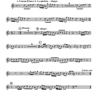 Four Canzonas - Trumpet 1