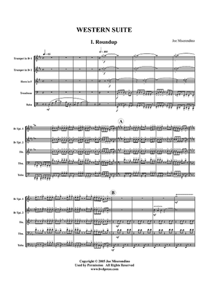 Western Suite - Score