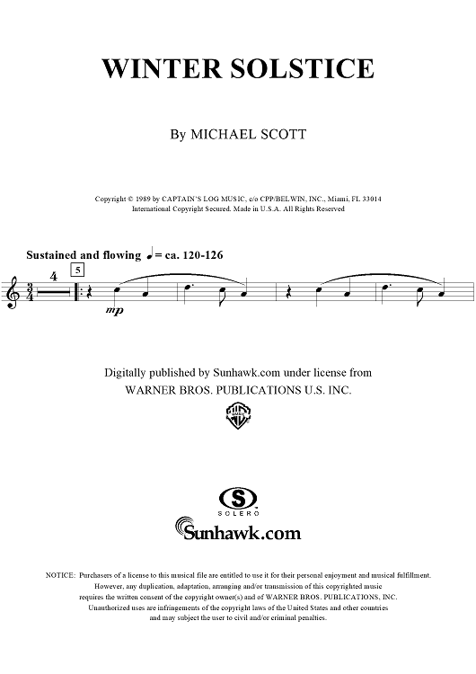 Winter Solstice - Flute