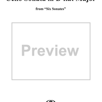 Cello Sonata No. 6 in B-flat Major, RV46 - Cello