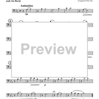 Arioso - Horn in F (plus optional part for Trombone)