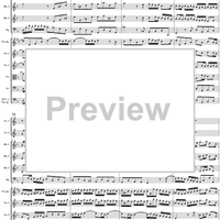 Brandenburg Concerto No. 1: Movement 1 - Score