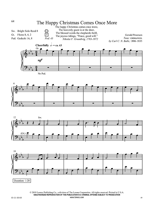 The Happy Christmas Comes Once More