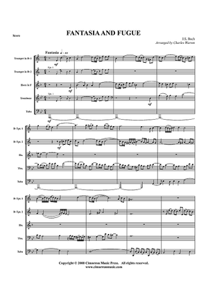 Fantasia and Fugue - Score