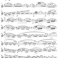 Duet No. 3 from Six Easy Duets, Op. 137 - Flute 1