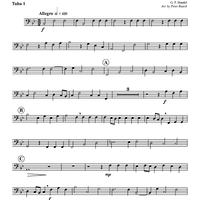 Allegro from "Water Music" - Tuba 1