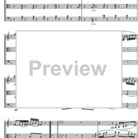 String Trio Bb Major D581B - Score