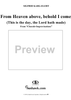 From Heavan above, behold I come (This is the day, the Lord hath made) - From "Chorale-Improvisations" Op. 65
