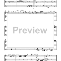 Italian Concerto for Violin/Flute, Viola and Cello - Score