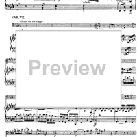 Variations on a Theme by Mozart - Score