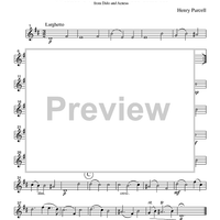 When I Am Laid In Earth - from Dido and Aeneas - Part 2 Clarinet in Bb