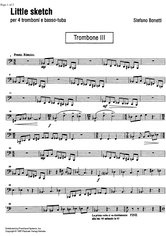 Little sketch - Trombone 4