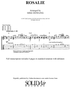Rosalie (No MP3)