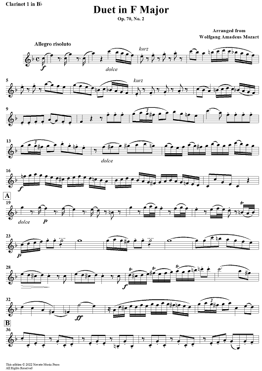 Duet in F Major, Op. 70, No. 2