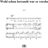 7. Wohl schön bewandt war es vorehe