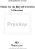 Music for the Royal Fireworks, No. 1: Ouverture - Score