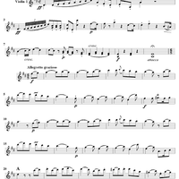 Serenata No. 2 in D Major - Violin 1