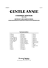Gentle Annie - Score