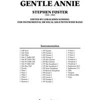 Gentle Annie - Score