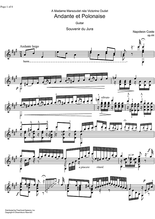 Andante et Polonaise Op.44