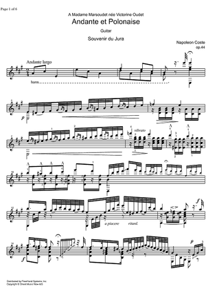 Andante et Polonaise Op.44