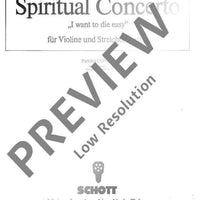 Spiritual Concerto - Score