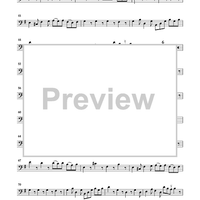 Brandenburg Concerto No. 6 - for Cello Sextet - Cello 4