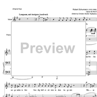 Süsser Freund, du blickest Op.42 No. 6