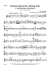 Classic Opera for String Trio - Violin 1