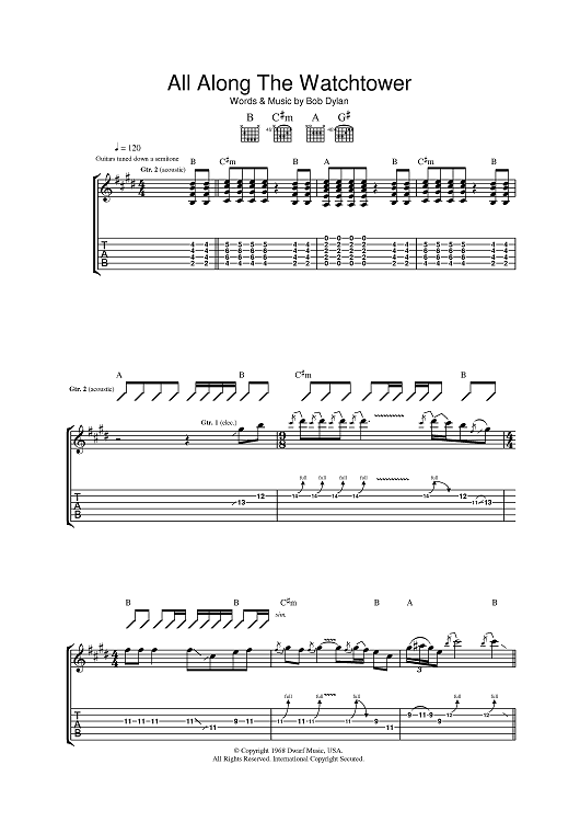 All Along The Watchtower