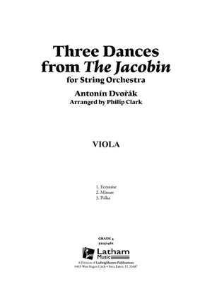 Three Dances from The Jacobin - Viola