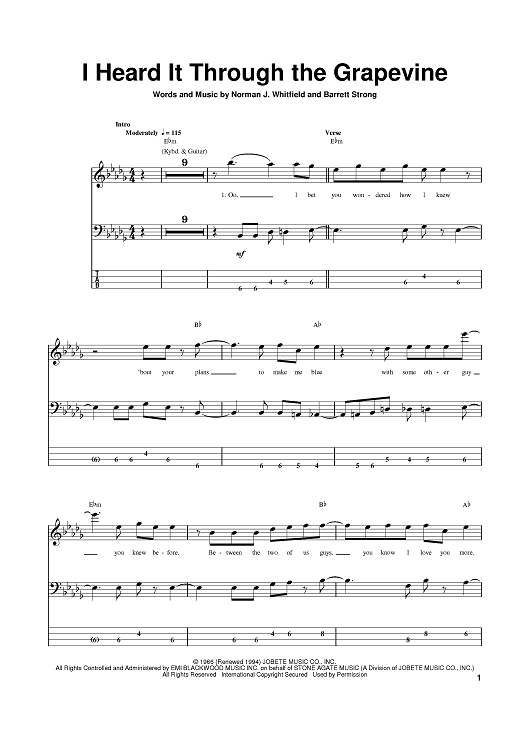 I Heard It Through The Grapevine