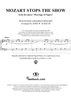 Mozart Stops the Show (from the opera Marriage of Figaro)