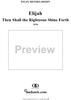 Then Shall the Righteous Shine Forth - No. 39 from "Elijah", part 2