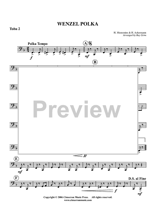Wenzel Polka - Tuba 2