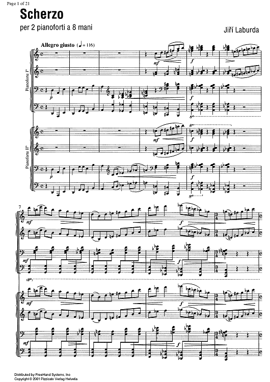 Scherzo - Score