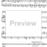 Variation on Béla Bartók theme - Score