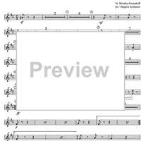 The Flight of the Bumble-Bee from "The Tale of Tsar Sultan" - B-flat Cornet 2