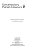 Contents (Contemporary Piano Literature, Book 2) - Bonus Material