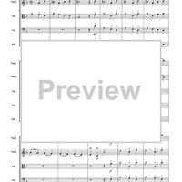 Overture and Bourrée from Il Pastor Fido - Score