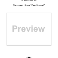 The Four Seasons, No. 2: Summer - Movement 1