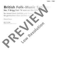 British Folk-Music Settings - Choral Score