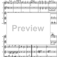 Minuet C Major D2d - Score