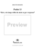 Psalm 13, Op.27